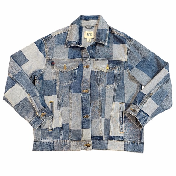 BDG Jackets & Blazers - BDG Frankie Patchwork Denim Jacket Women’s Small Jean Jacket